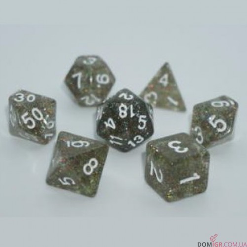 Набор кубиков - Glitter 7 Dice Set (в ассортименте)
